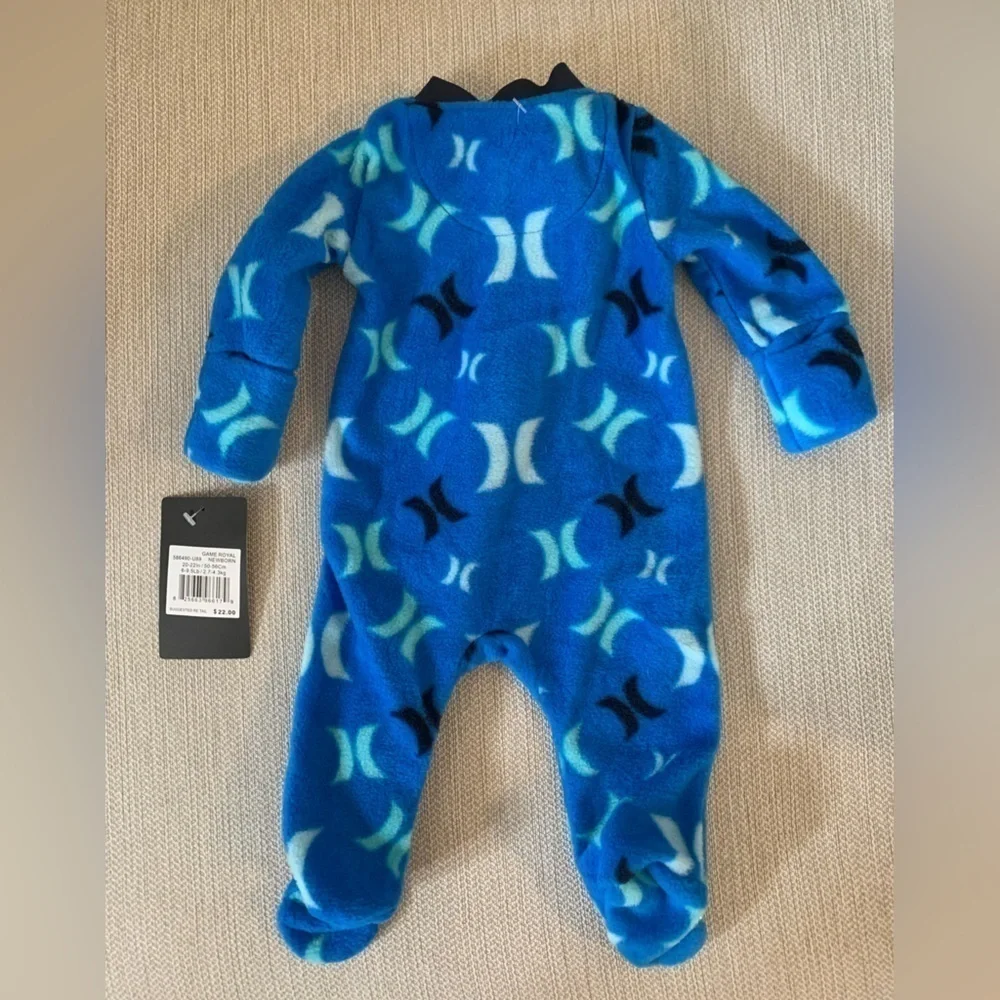Hurley Newborn Footed Coverall